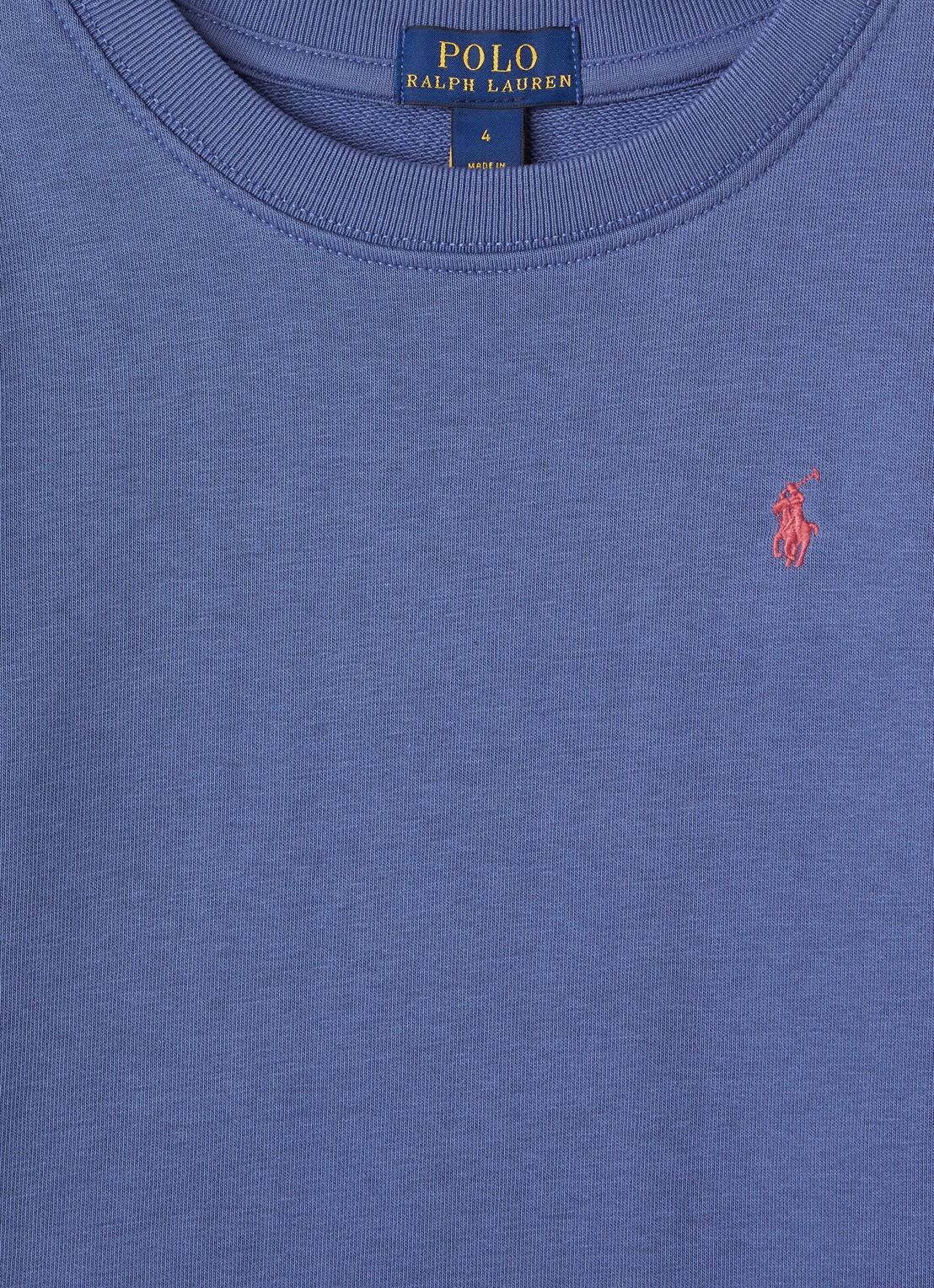 Ralph Lauren Sweater met logoborduring - detail indigo