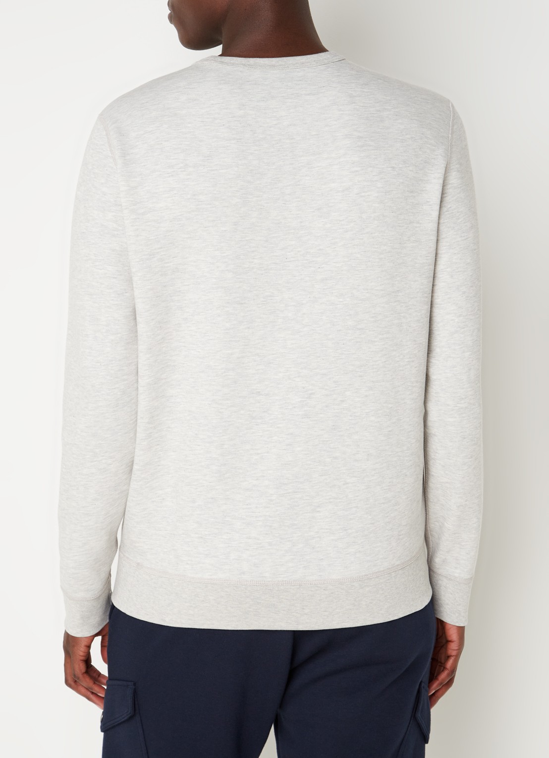 Ralph Lauren Sweater met logoborduring - achterkant 7 lt sport heather / grijs