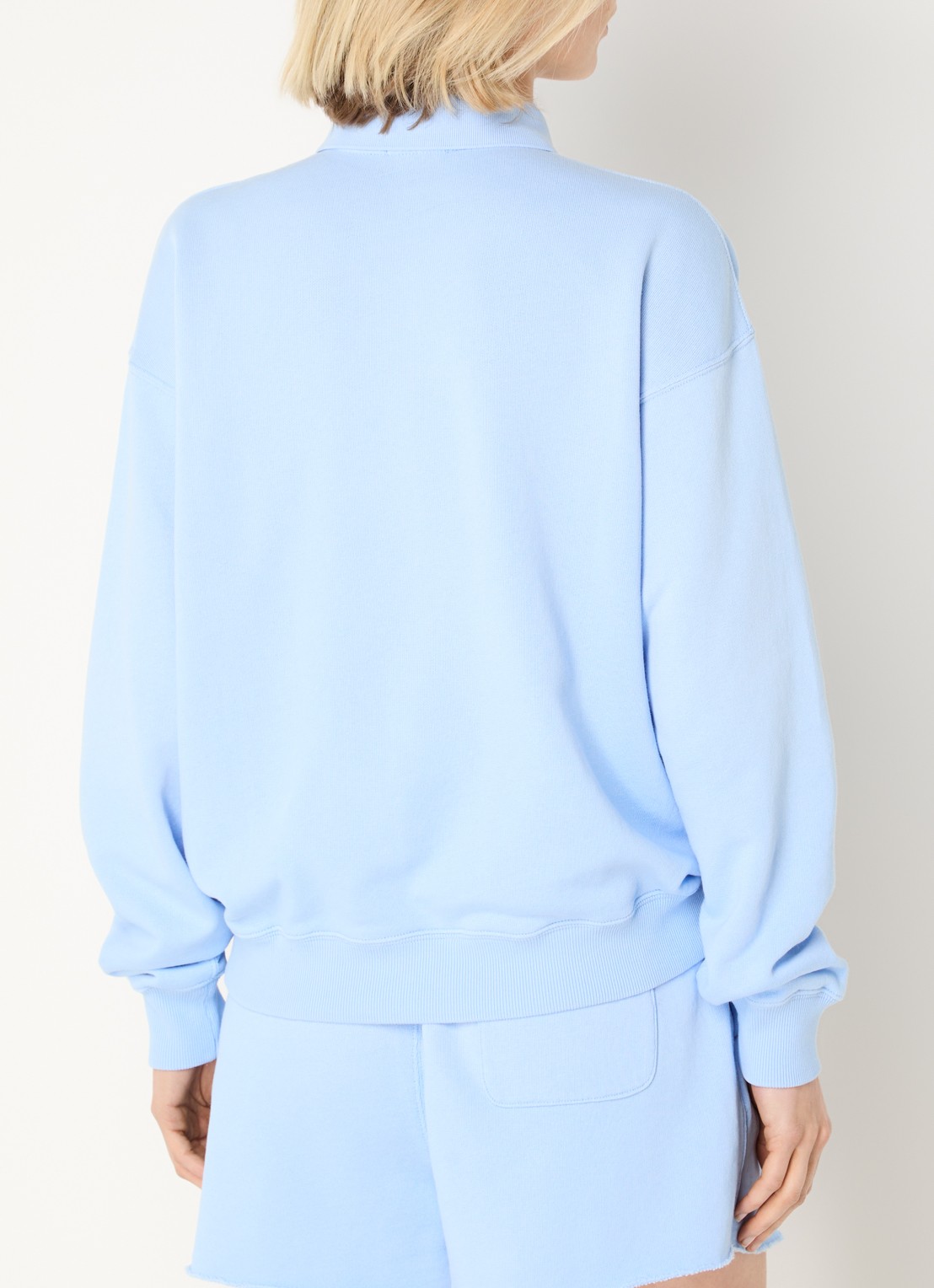 Ralph Lauren Sweater met logoprint - achterkant lichtblauw