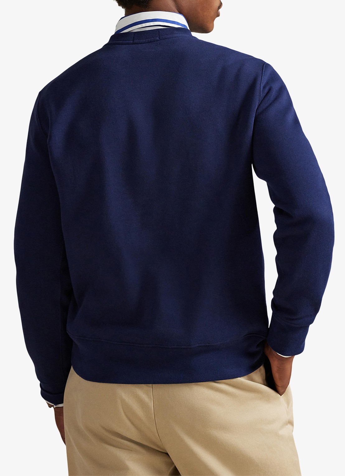 Ralph Lauren Sweater met logoprint - achterkant newport navy / donkerblauw