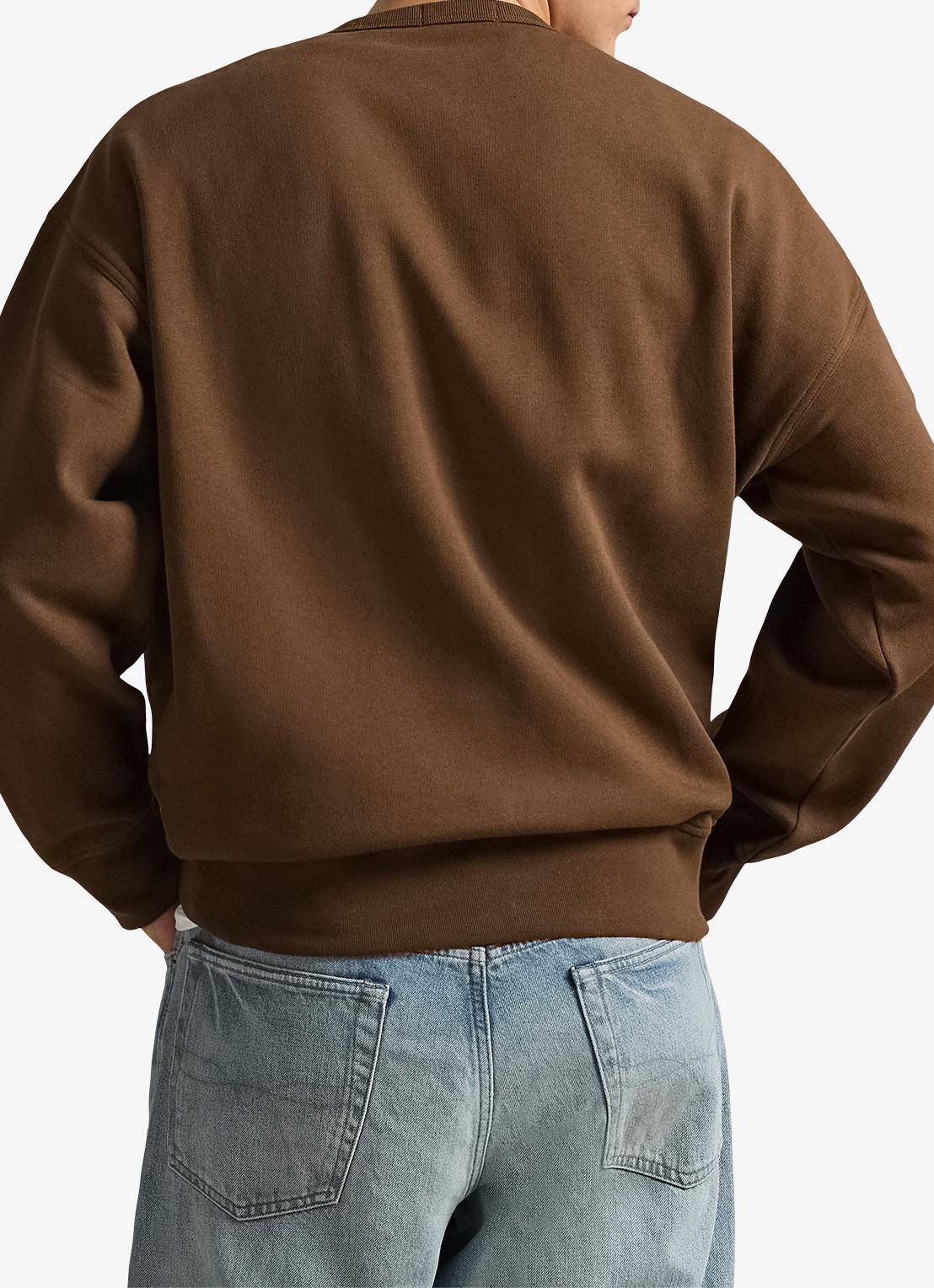 Ralph Lauren Sweater met logoprint - achterkant 5 branch brown-3s7t