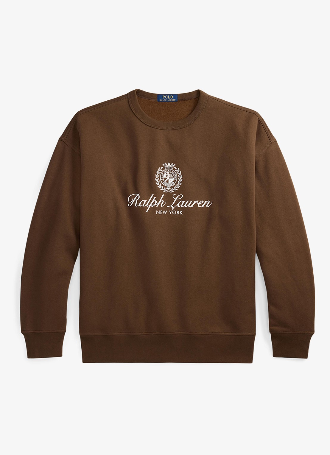 Ralph Lauren Sweater met logoprint - voorkant branch brown-3s7t