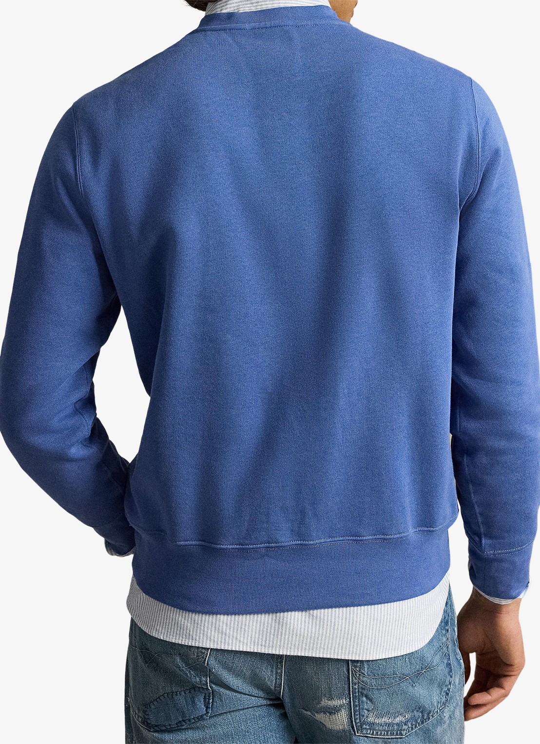 Ralph Lauren Sweater met logoprint - achterkant 5 bastille blue / blauw