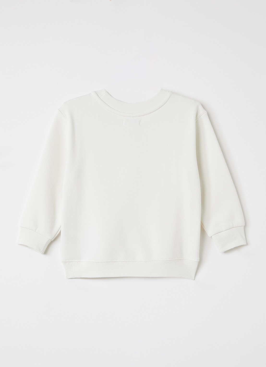 Ralph Lauren Sweater met logoprint - voorkant 2 gebroken wit
