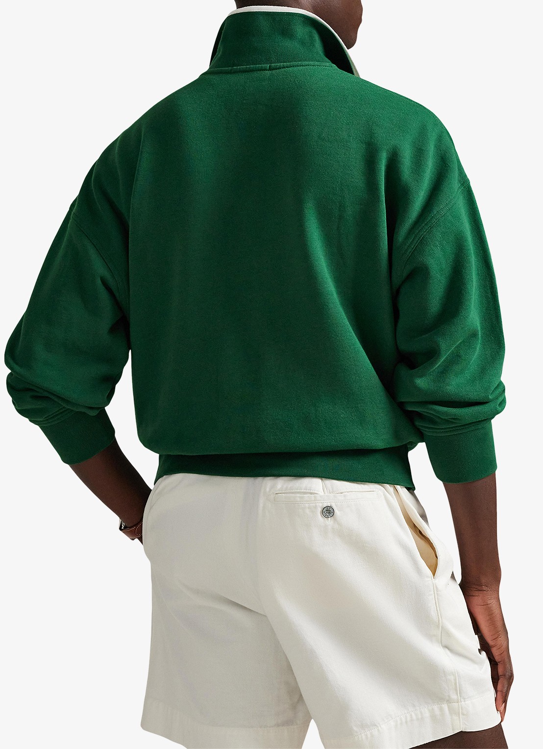 Ralph Lauren Sweater met polokraag en logo - achterkant 5 new forest-2z8d