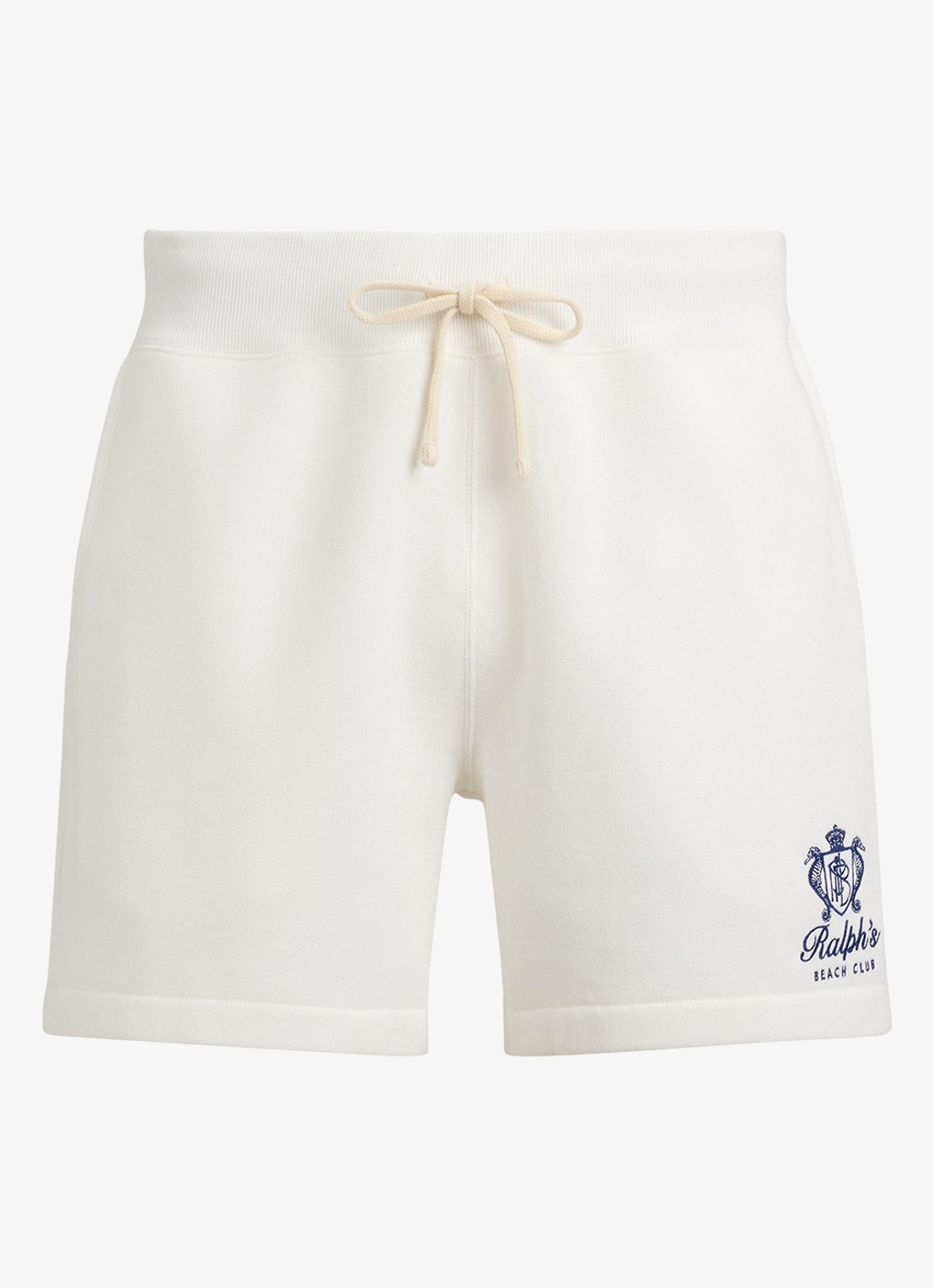 Ralph Lauren Sweater met polokraag en logoborduring - voorkant white / wit