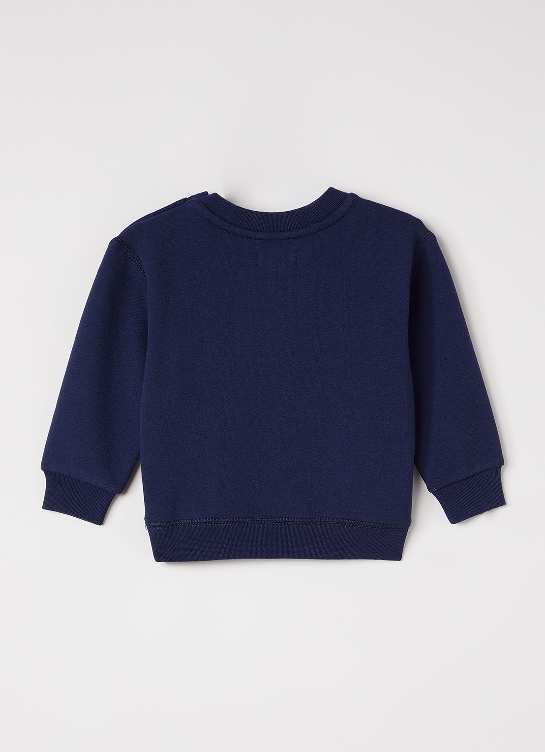Ralph Lauren Sweater met print en logo - voorkant 3 donkerblauw
