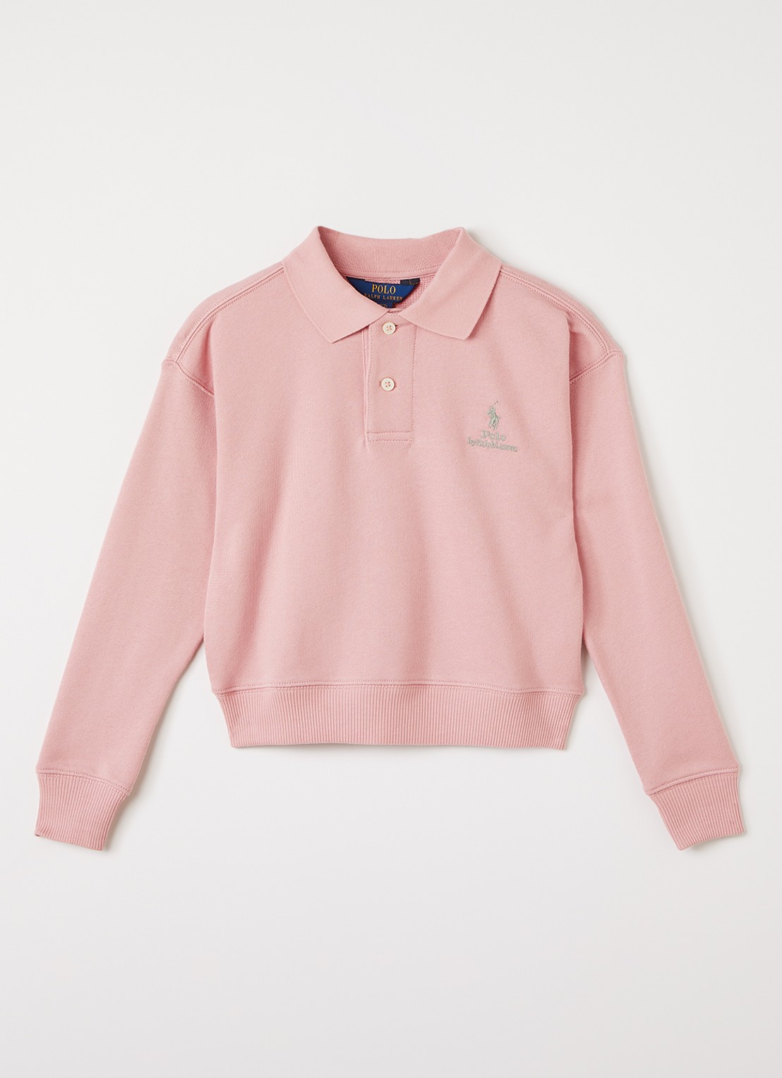 Ralph Lauren Sweater met print - voorkant 2 antraciet