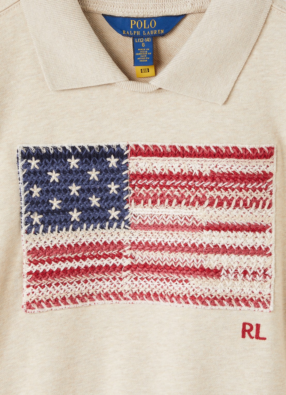 Ralph Lauren Sweater met print - detail 3 beige