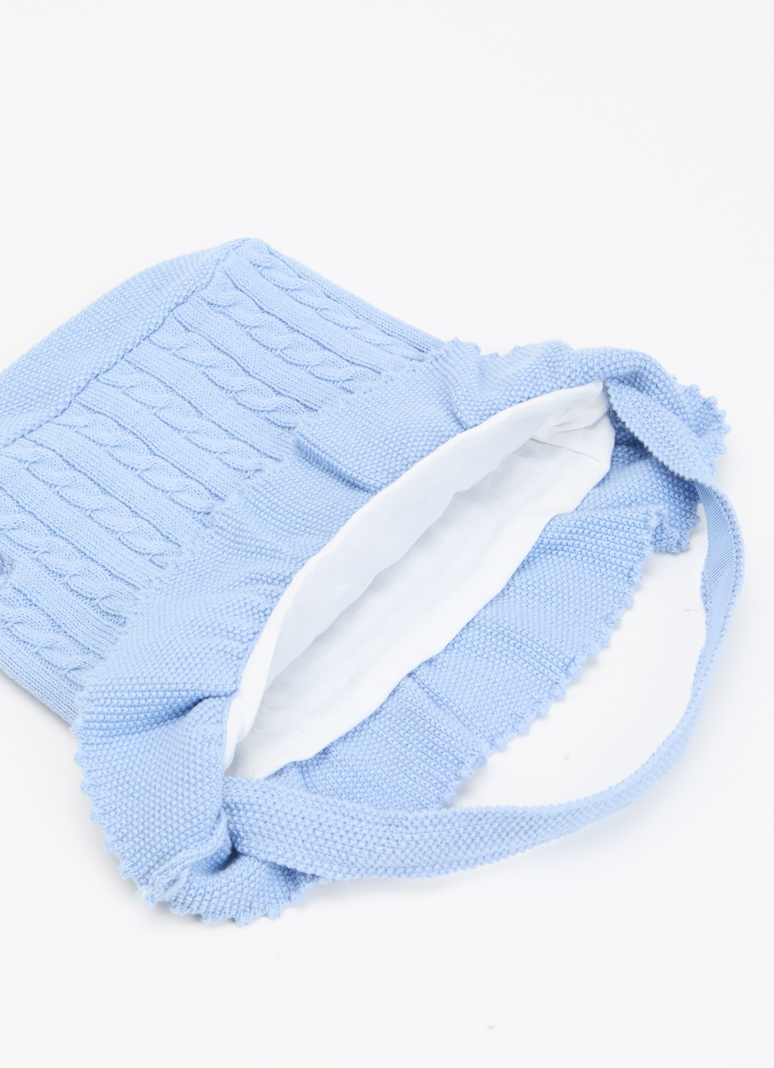 Ralph Lauren Sweater mini tas met logo - detail blauw