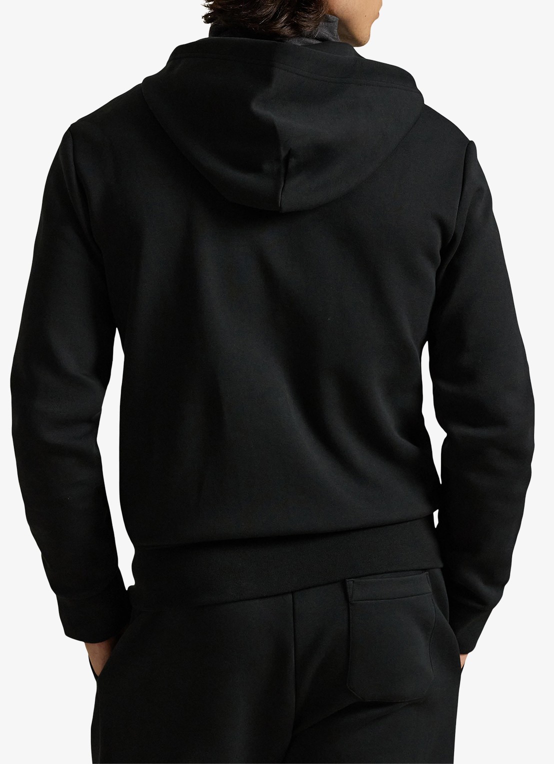 Ralph Lauren Sweatvest met capuchon en logoborduring  - achterkant 5 polo black