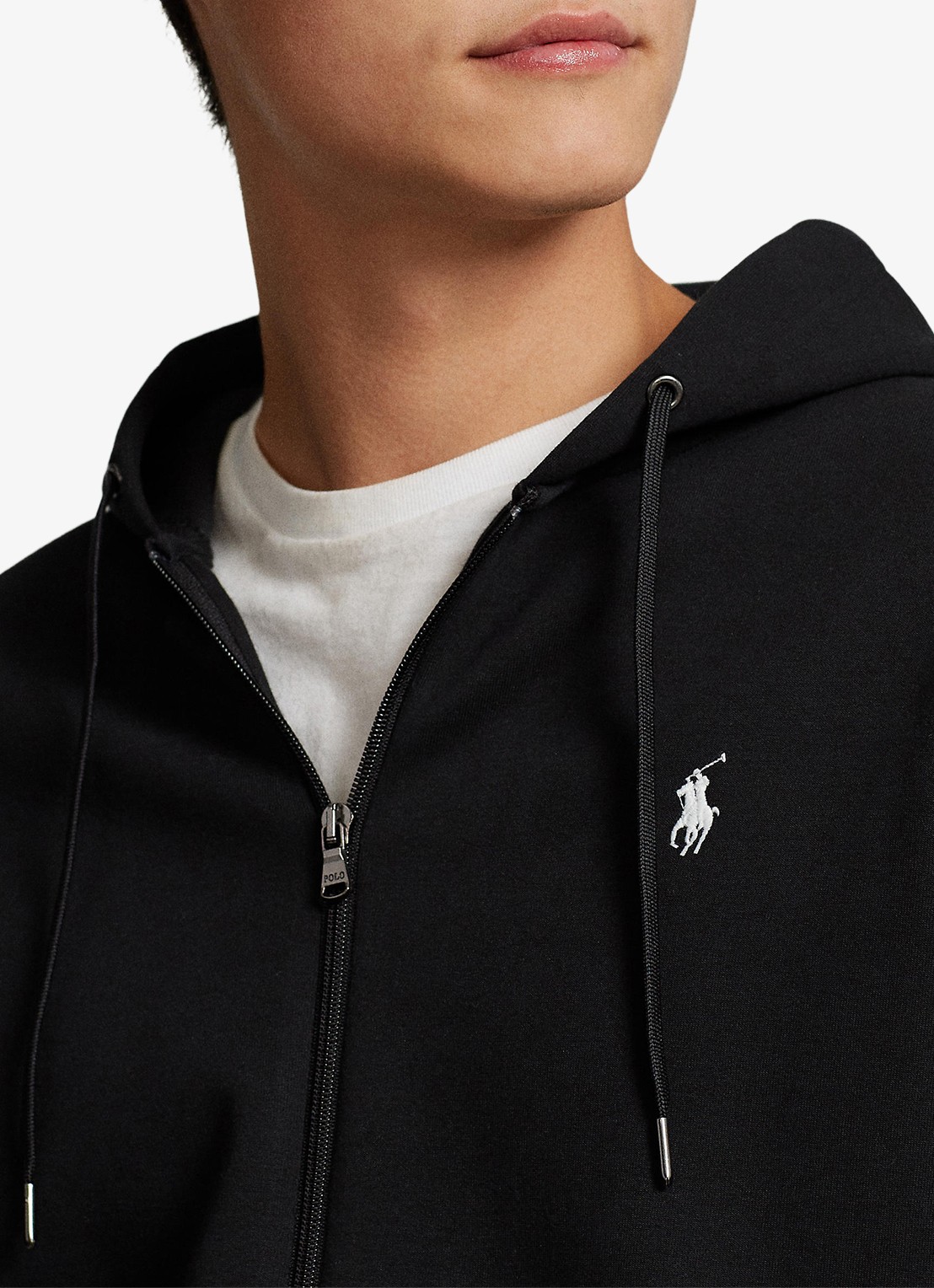 Ralph Lauren Sweatvest met capuchon en logoborduring  - detail 4 polo black