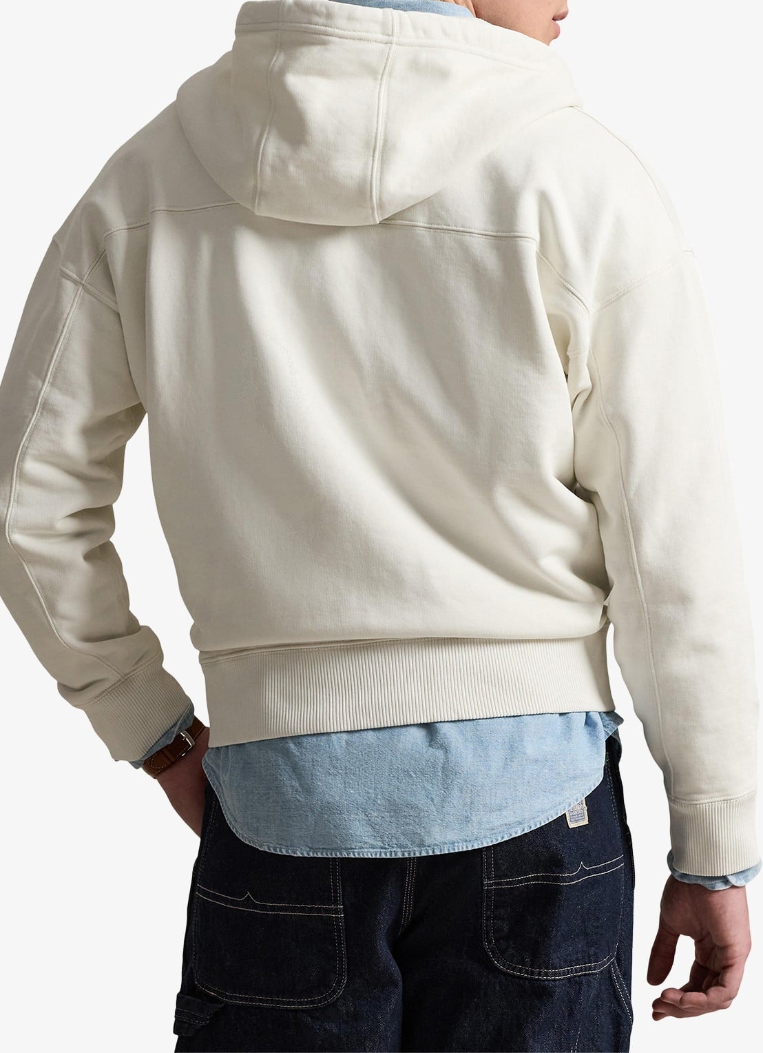 Ralph Lauren Sweatvest met capuchon en steekzakken - achterkant nevis-2wun