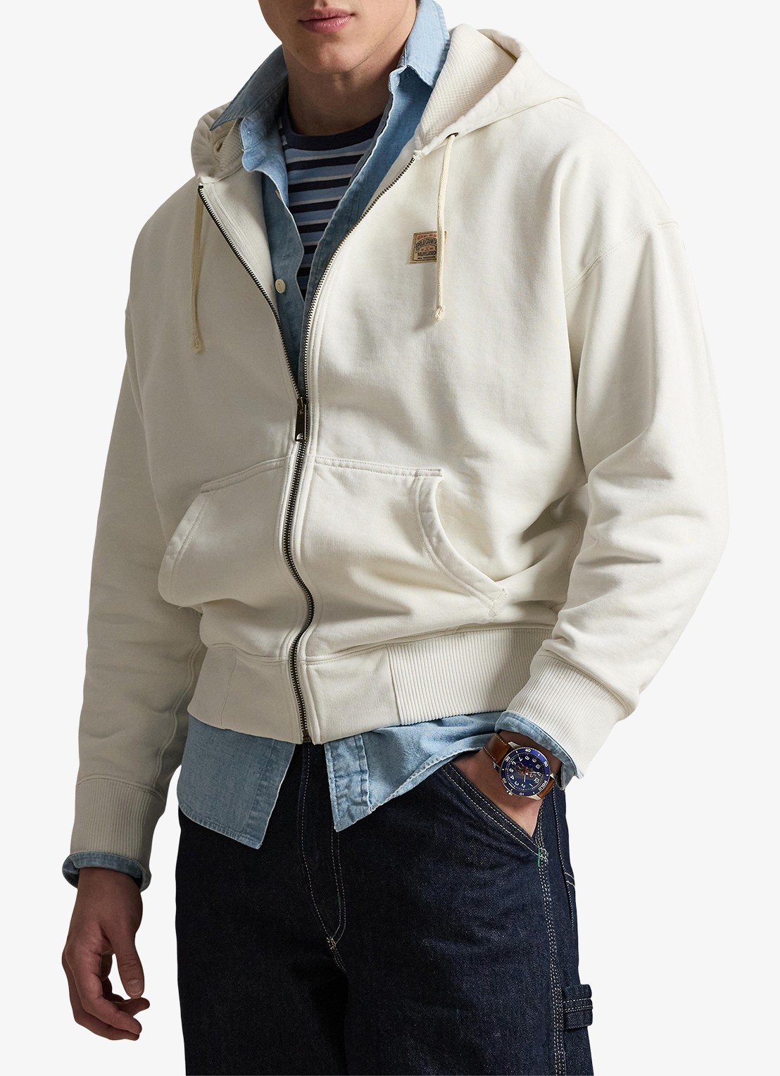 Ralph Lauren Sweatvest met capuchon en steekzakken - detail 2 nevis-2wun