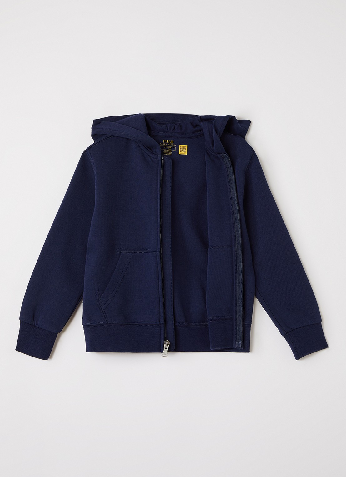 Ralph Lauren Sweatvest met capuchon - voorkant 2 donkerblauw