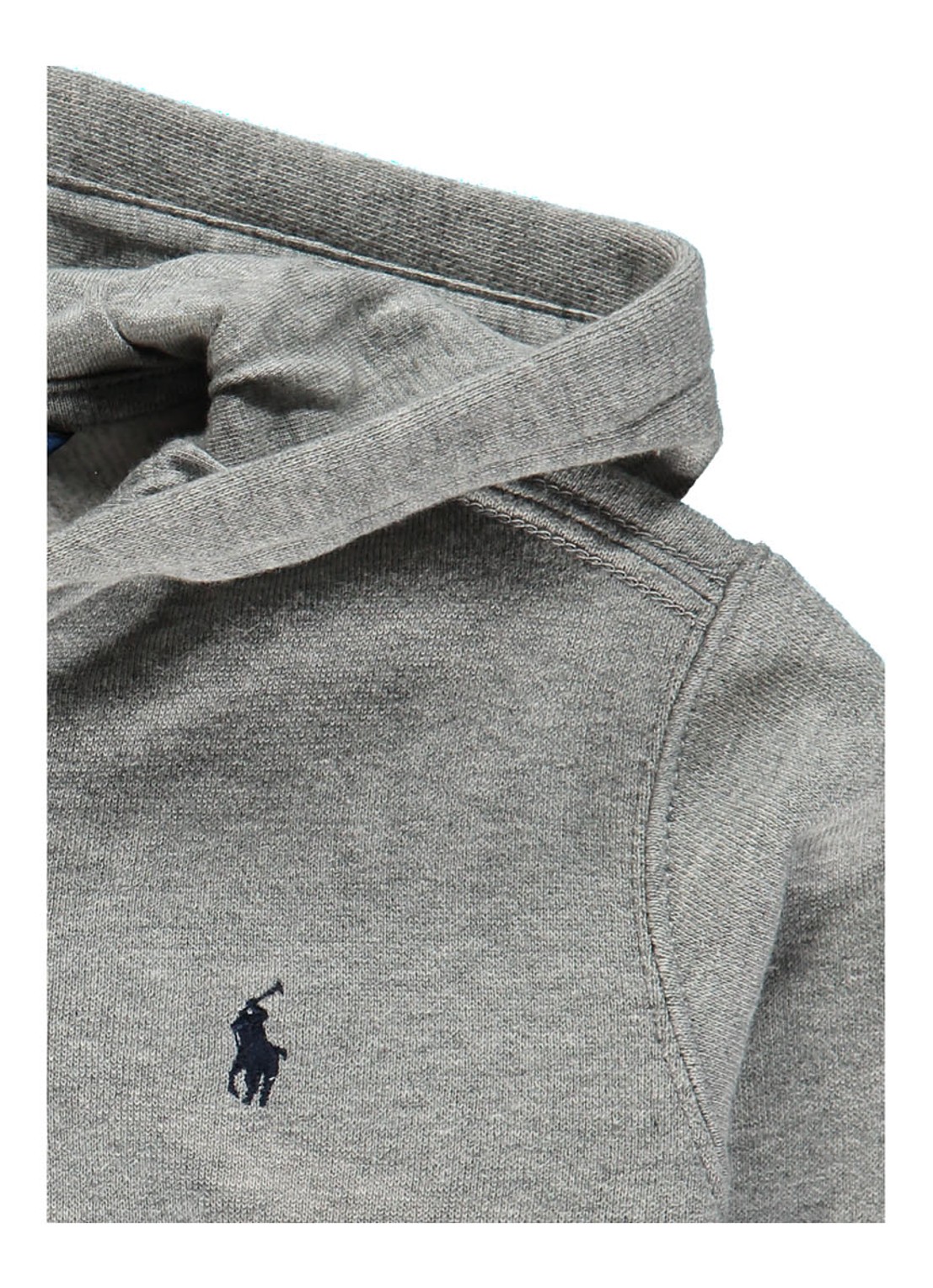 Ralph Lauren Sweatvest met logoborduring - detail 4 grijsmele