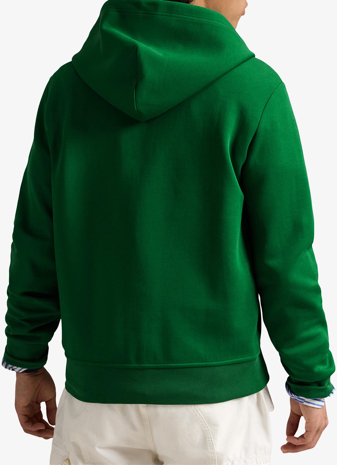 Ralph Lauren Sweatvest met steekzakken en logoborduring - achterkant tennis green / donkergroen