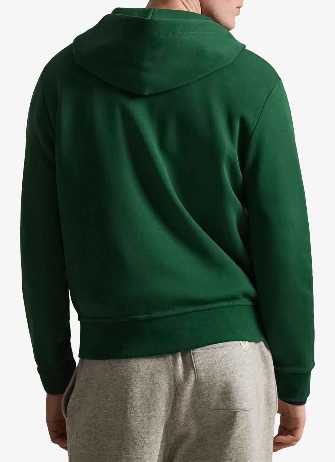 Ralph Lauren Sweatvest met steekzakken en logoborduring - achterkant new forest