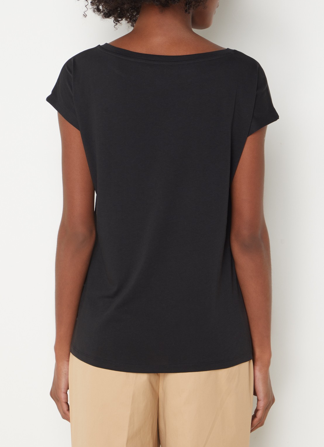 Ralph Lauren T-shirt met abstract dessin - achterkant 3 polo black / zwart