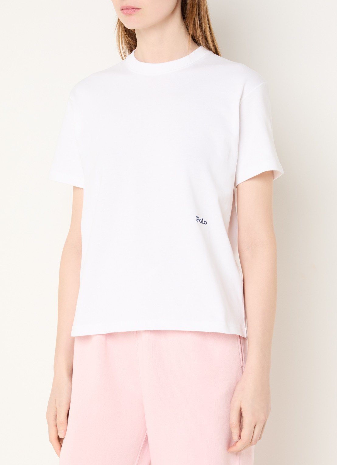 Ralph Lauren T-shirt met logo- en backprint - achterkant wit