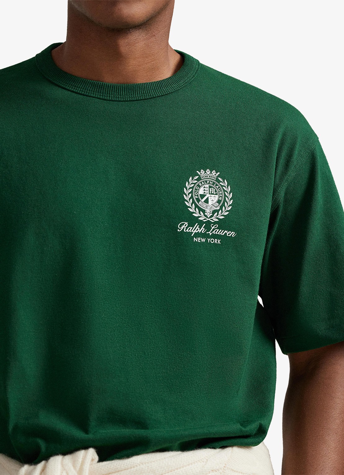 Ralph Lauren T-shirt met logo- en backprint - detail 5 new forest-2z8d