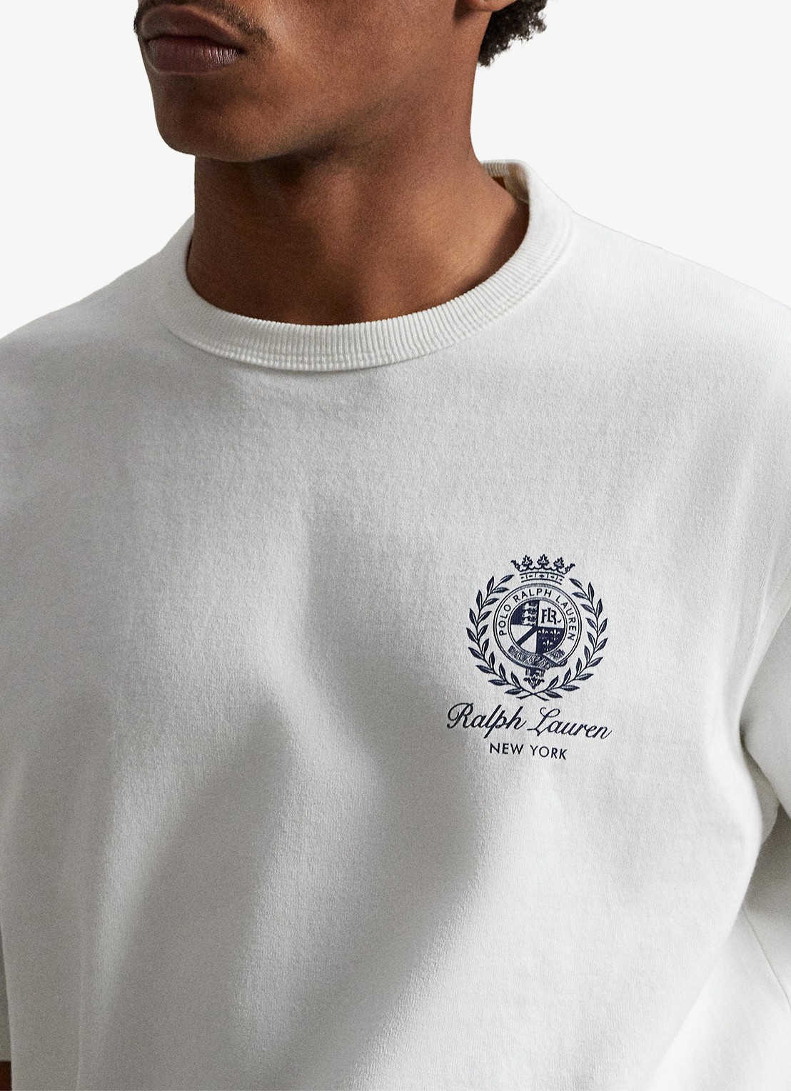 Ralph Lauren T-shirt met logo- en backprint - detail 2 white / wit