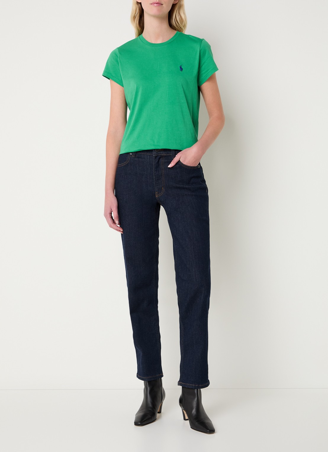 Ralph Lauren T-shirt met logo - voorkant 3 groen