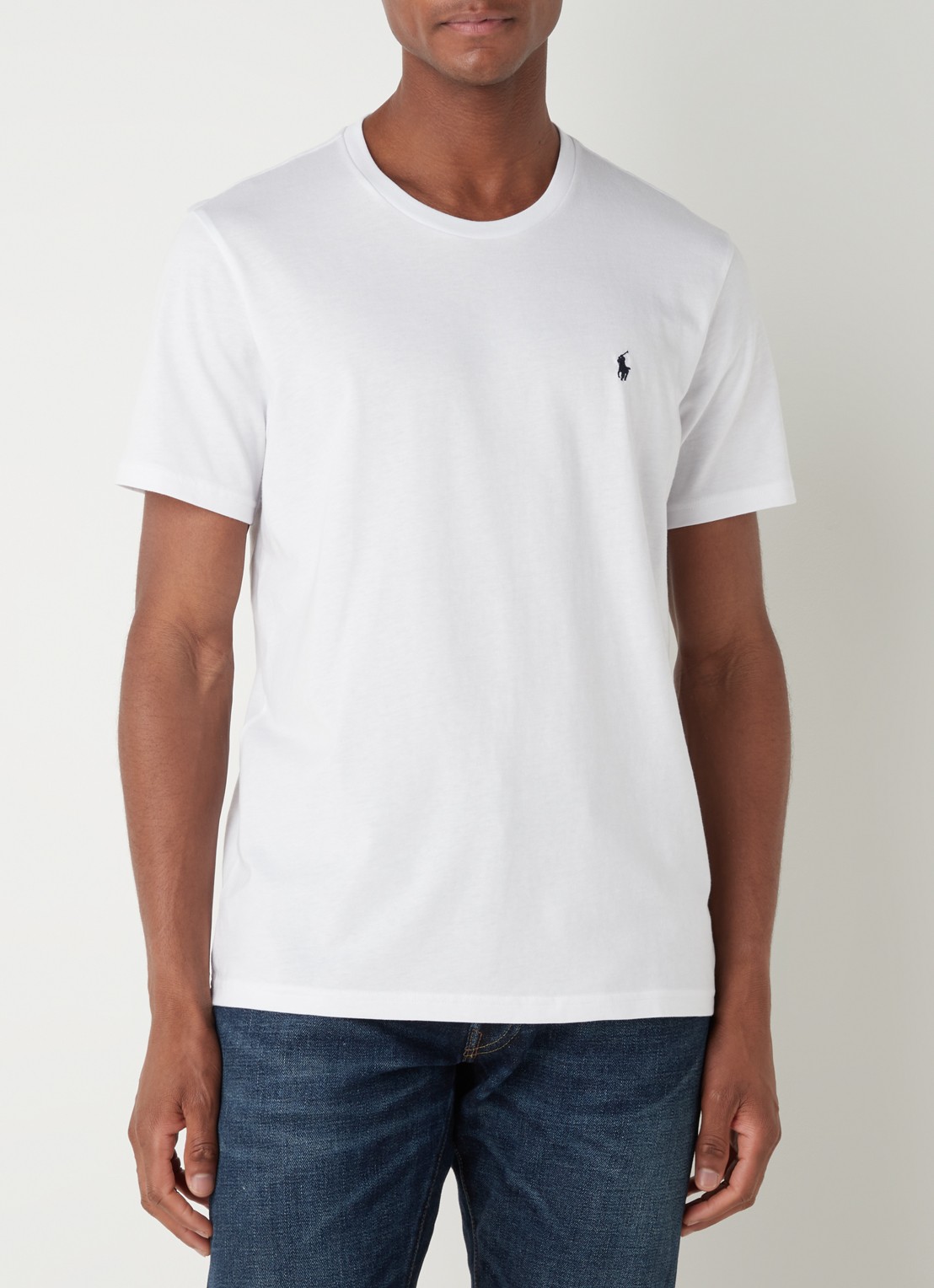 Ralph Lauren T-shirt met logo - detail 3 wit