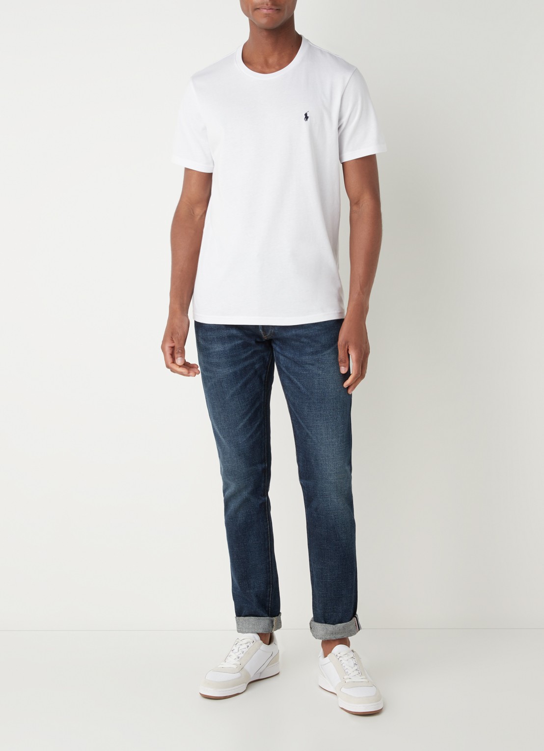 Ralph Lauren T-shirt met logo - voorkant 2 wit