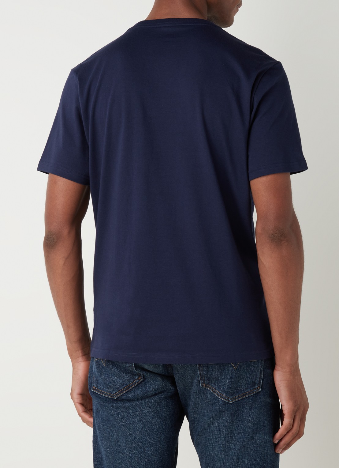 Ralph Lauren T-shirt met logo - achterkant donkerblauw