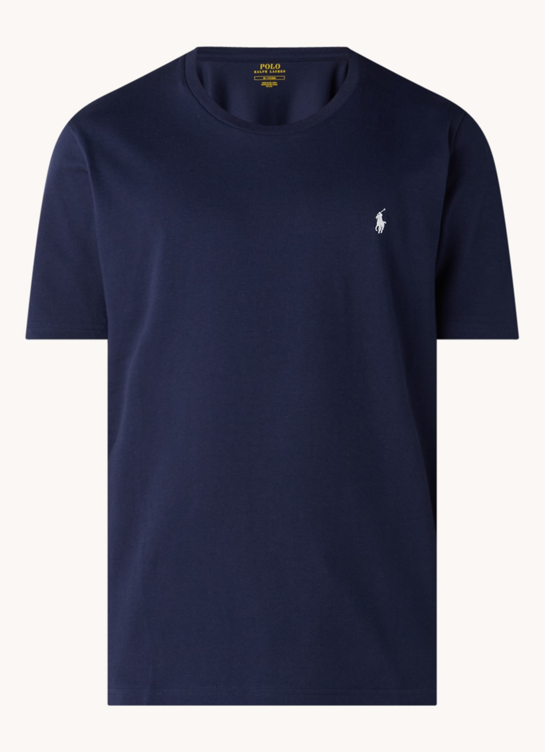 Ralph Lauren T-shirt met logo - voorkant 3 donkerblauw