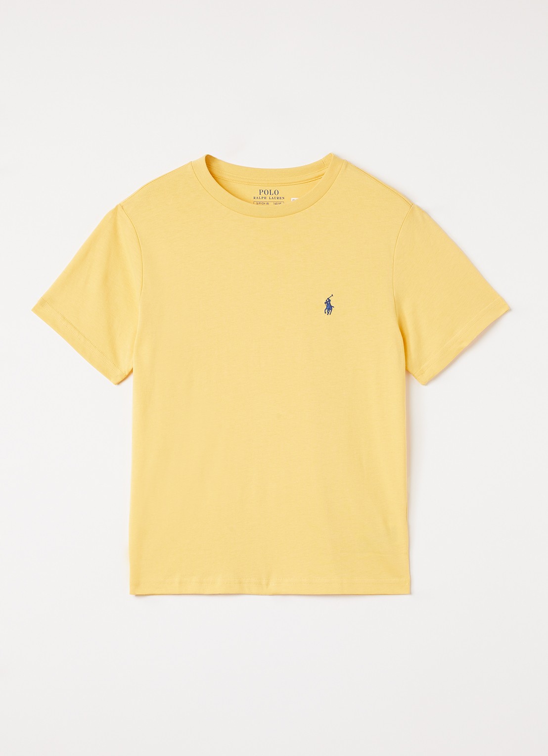Ralph Lauren T-shirt met logo - voorkant geel