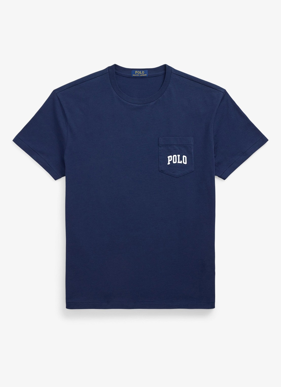 Ralph Lauren T-shirt met logo - voorkant newport navy / donkerblauw