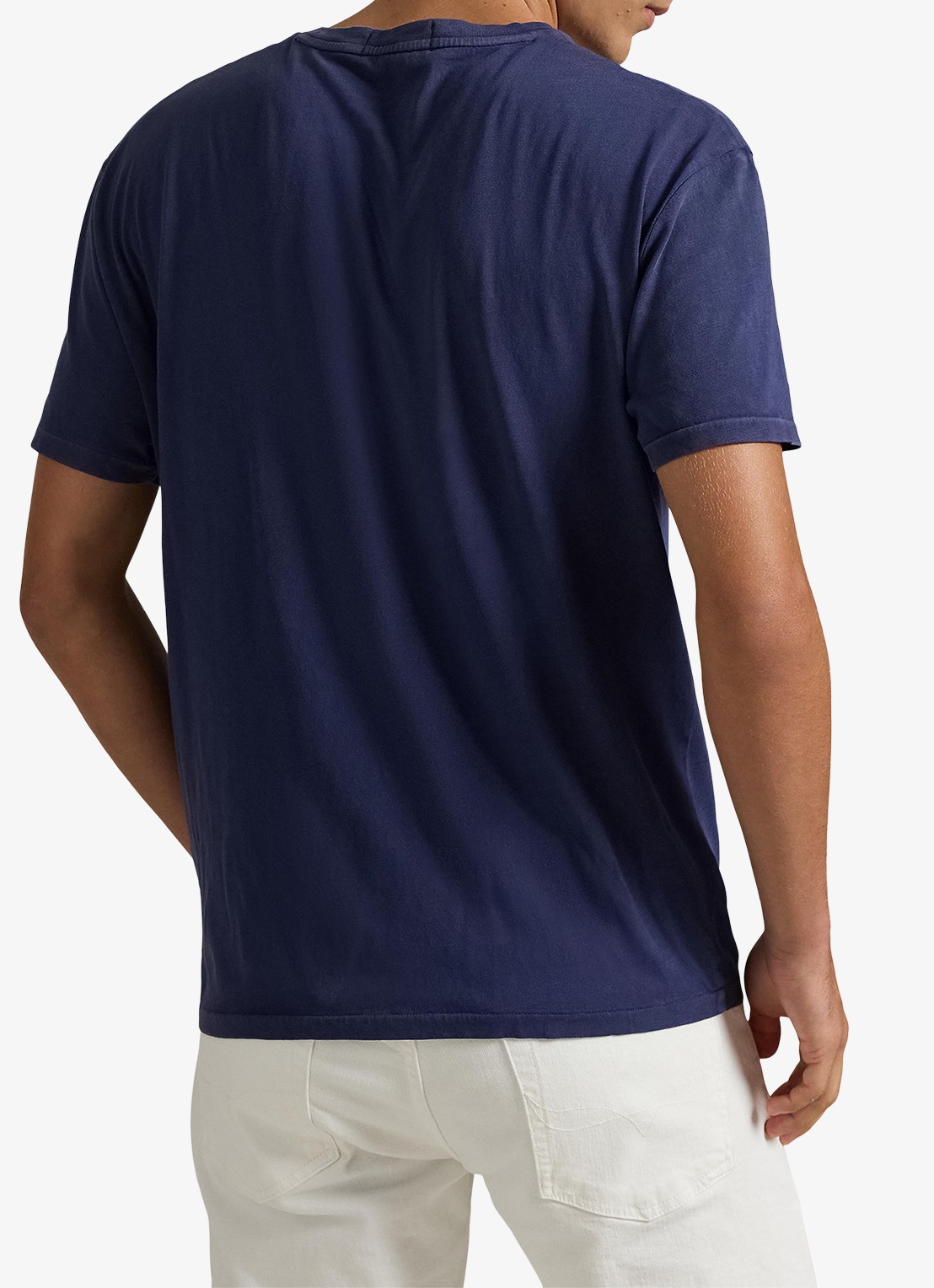 Ralph Lauren T-shirt met logo - achterkant 3 dark cobalt/white-32s2