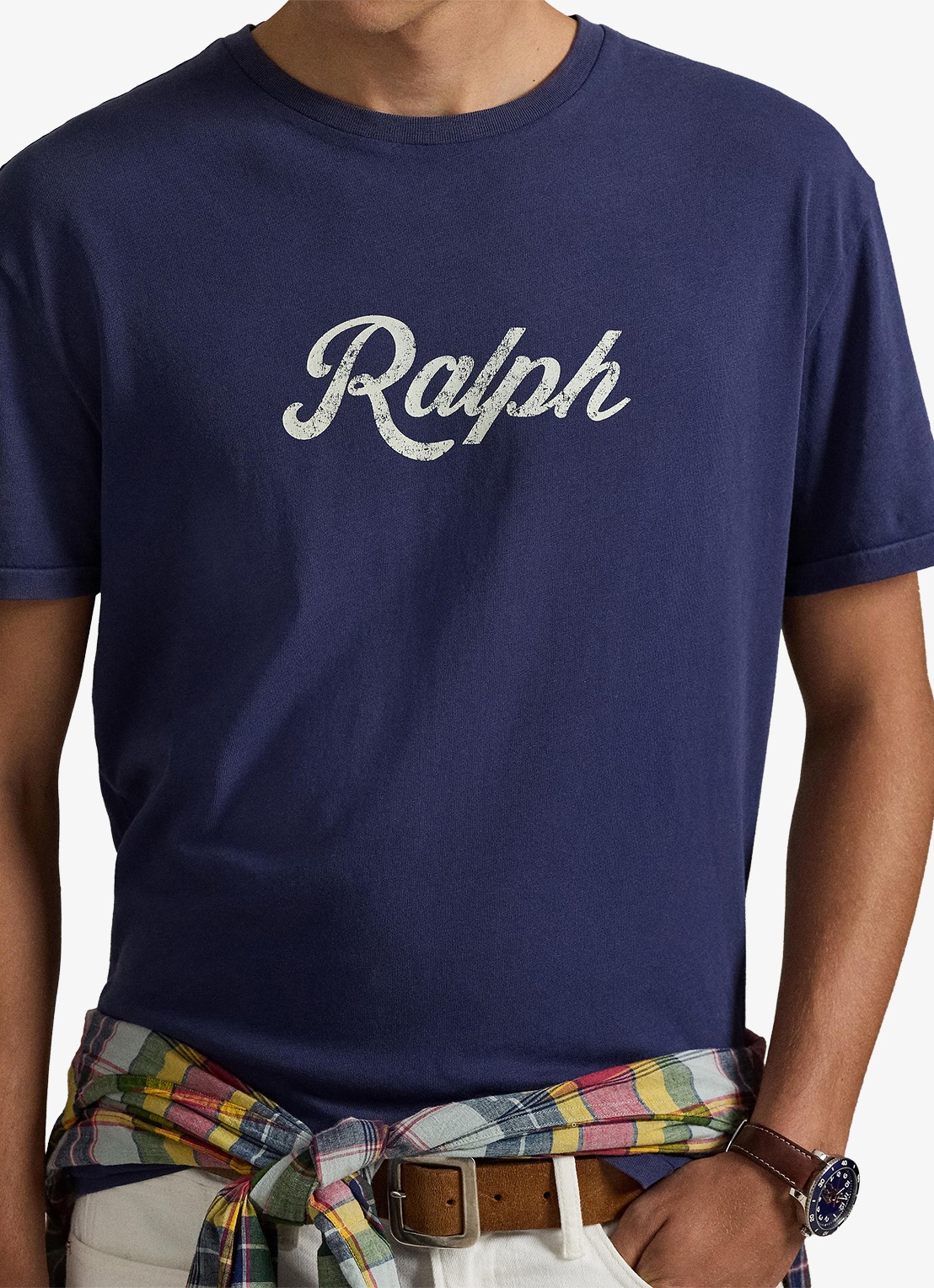 Ralph Lauren T-shirt met logo - detail 2 dark cobalt/white-32s2