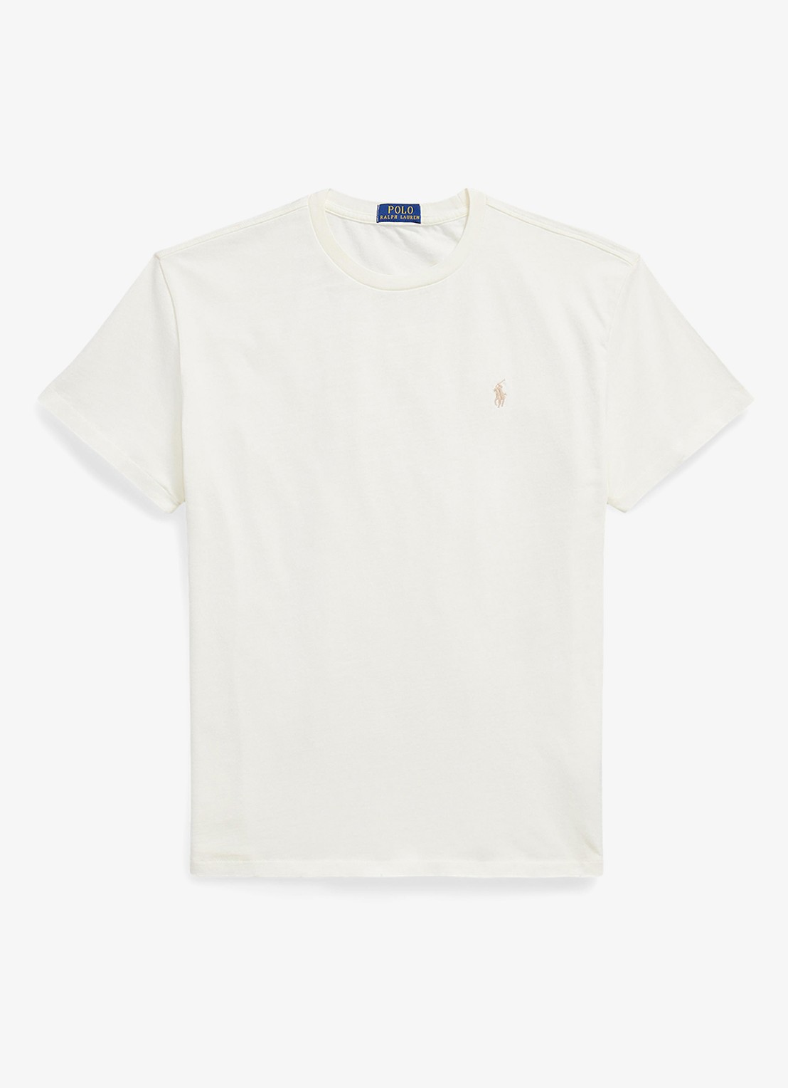Ralph Lauren T-shirt met logo - voorkant 2 clubhouse cream / crème