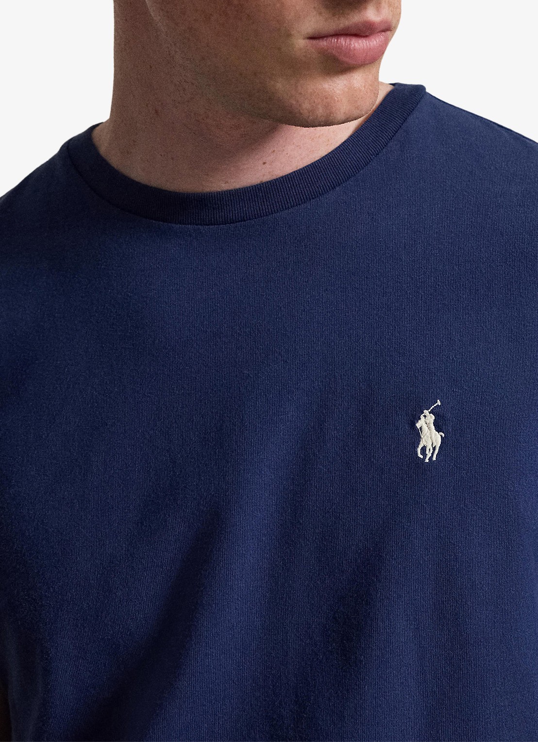Ralph Lauren T-shirt met logo - detail 2 cruise navy / donkerblauw