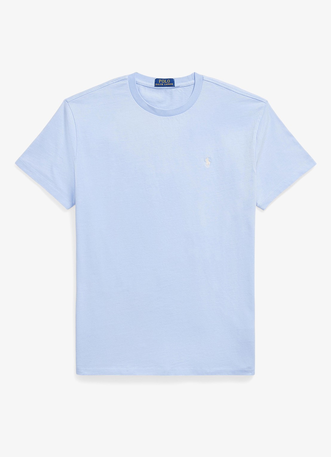 Ralph Lauren T-shirt met logo - voorkant 2 pebble blue / blauw