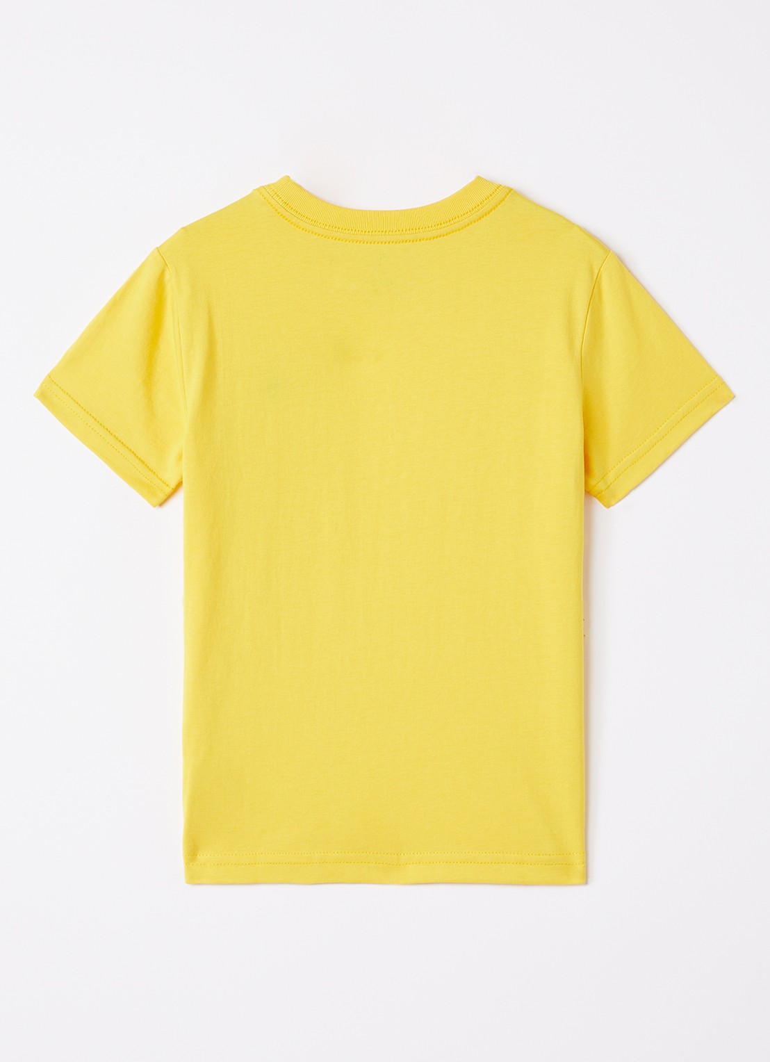 Ralph Lauren T-shirt met logoborduring - voorkant 2 okergeel