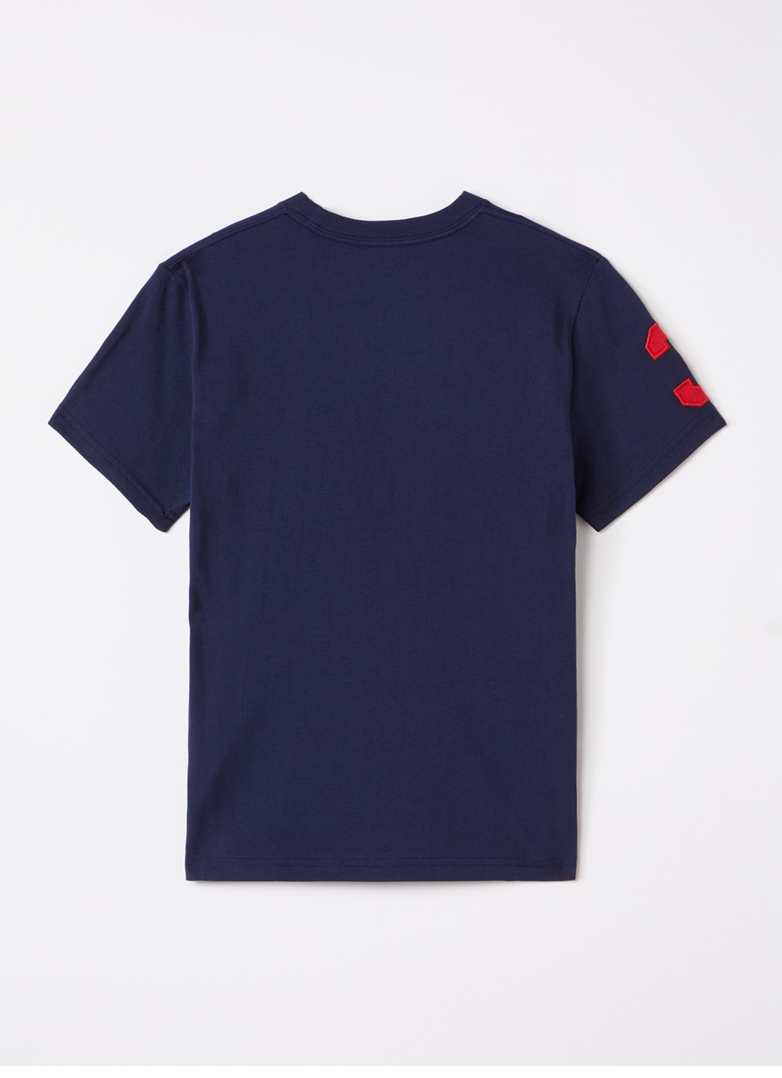 Ralph Lauren T-shirt met logoborduring - voorkant 2 donkerblauw