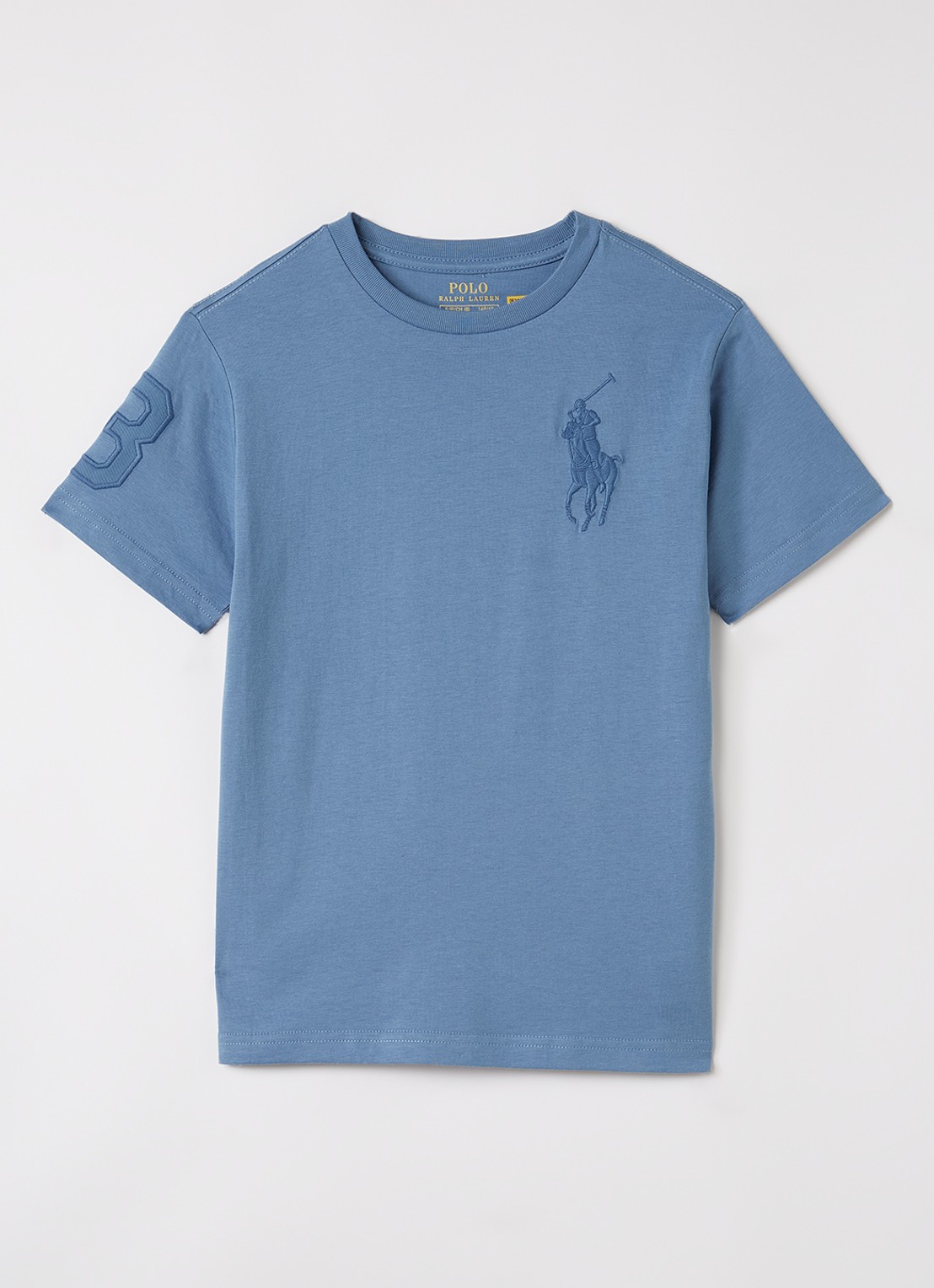 Ralph Lauren T-shirt met logoborduring - voorkant jeans