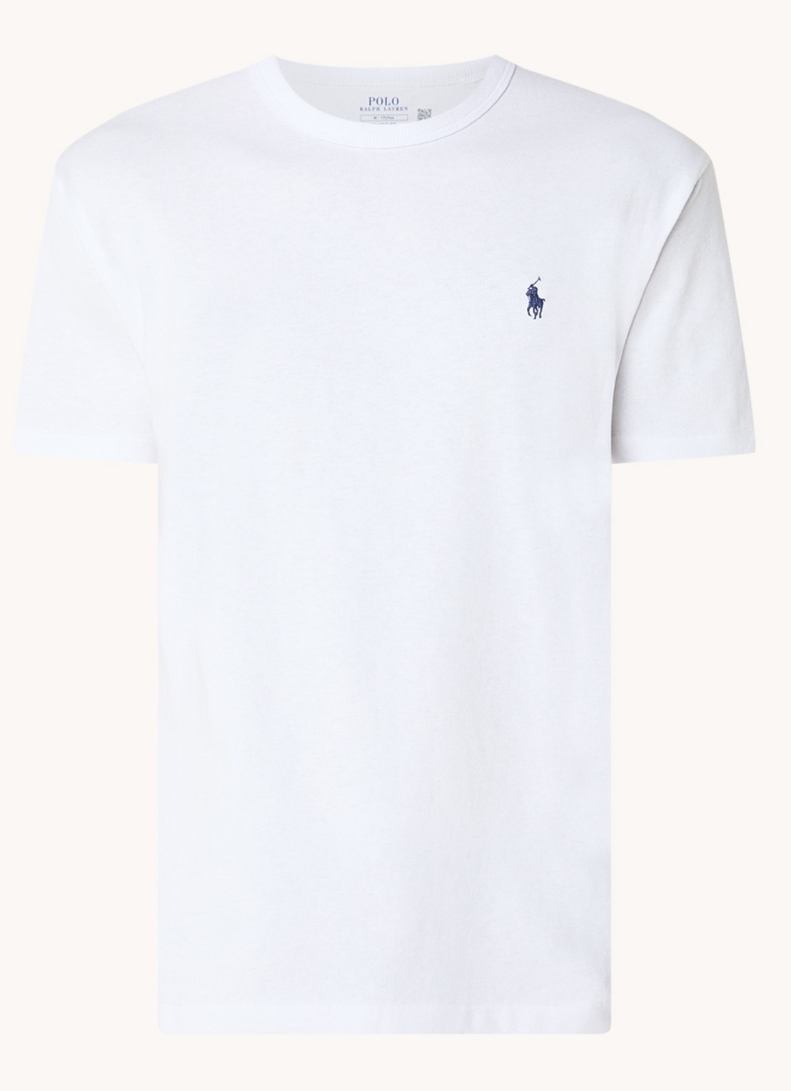 Ralph Lauren T-shirt met logoborduring  - voorkant 2 white / wit