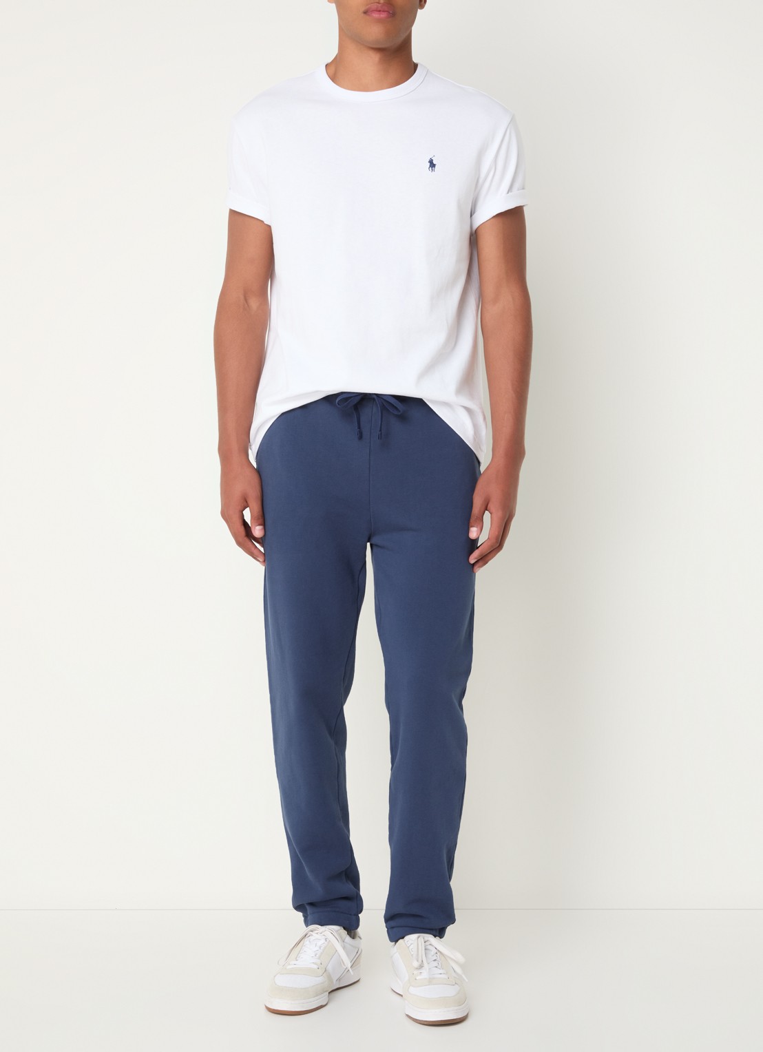 Ralph Lauren T-shirt met logoborduring  - voorkant 3 white / wit