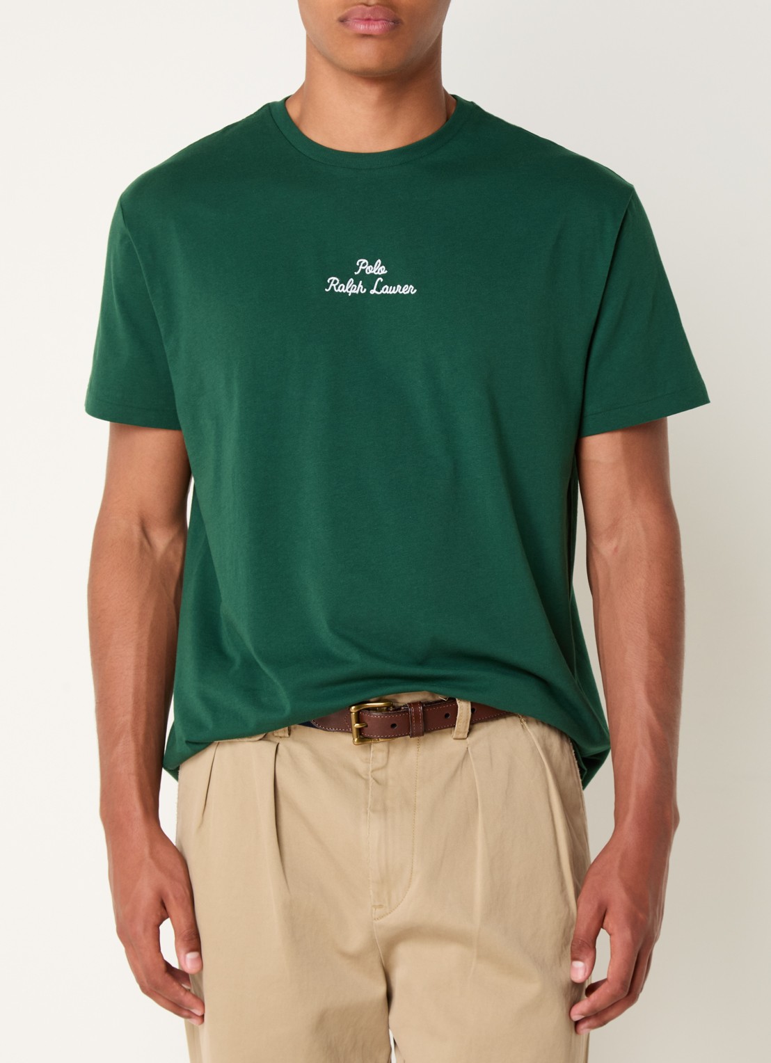 Ralph Lauren T-shirt met logoborduring - detail 2 vintage pine / donkergroen