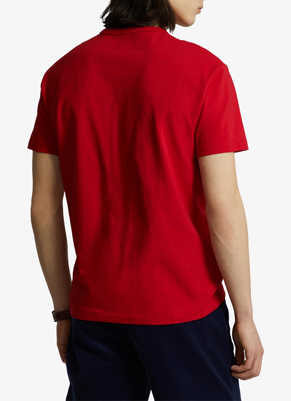 Ralph Lauren T-shirt met logoborduring  - achterkant 3 rl 2000 red / rood