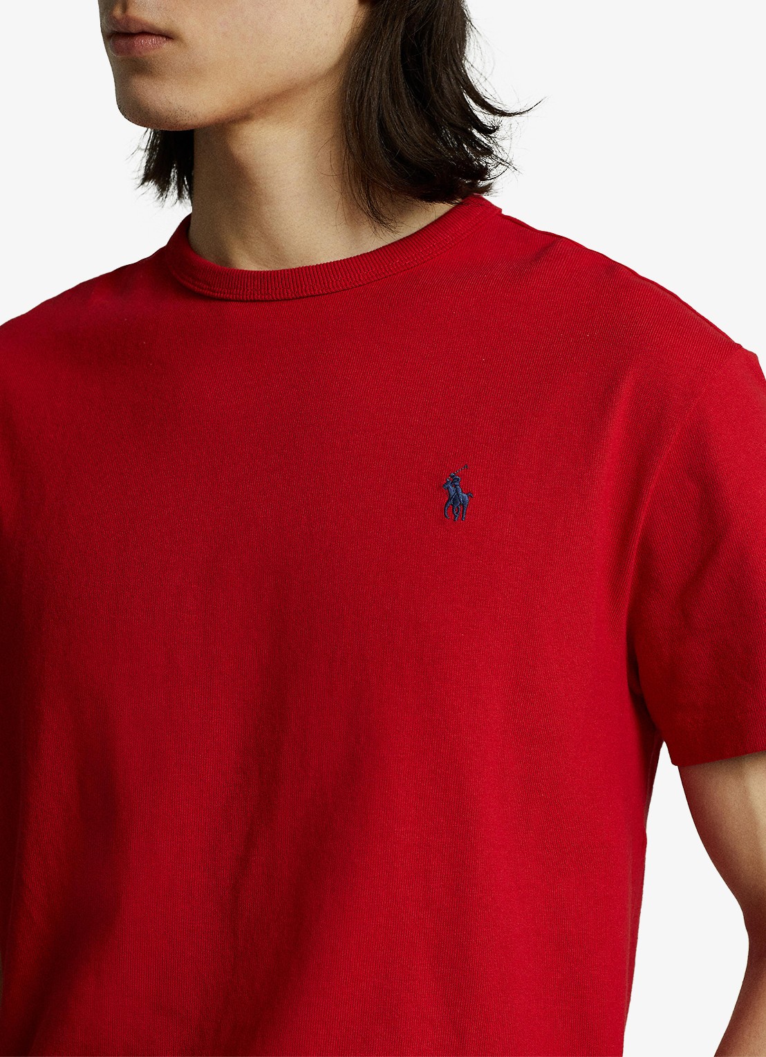 Ralph Lauren T-shirt met logoborduring  - detail 2 rl 2000 red / rood