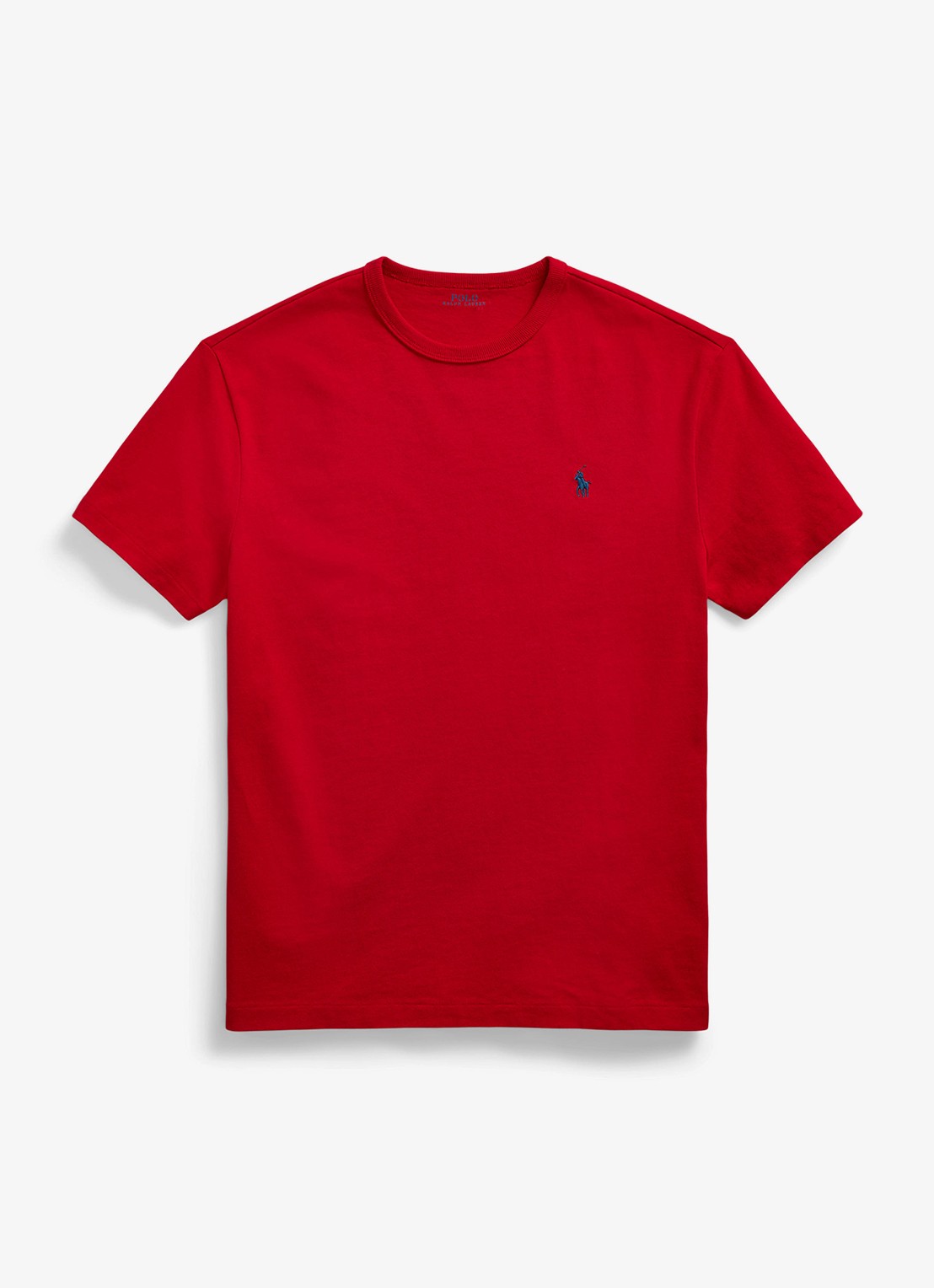 Ralph Lauren T-shirt met logoborduring  - voorkant 4 rl 2000 red / rood