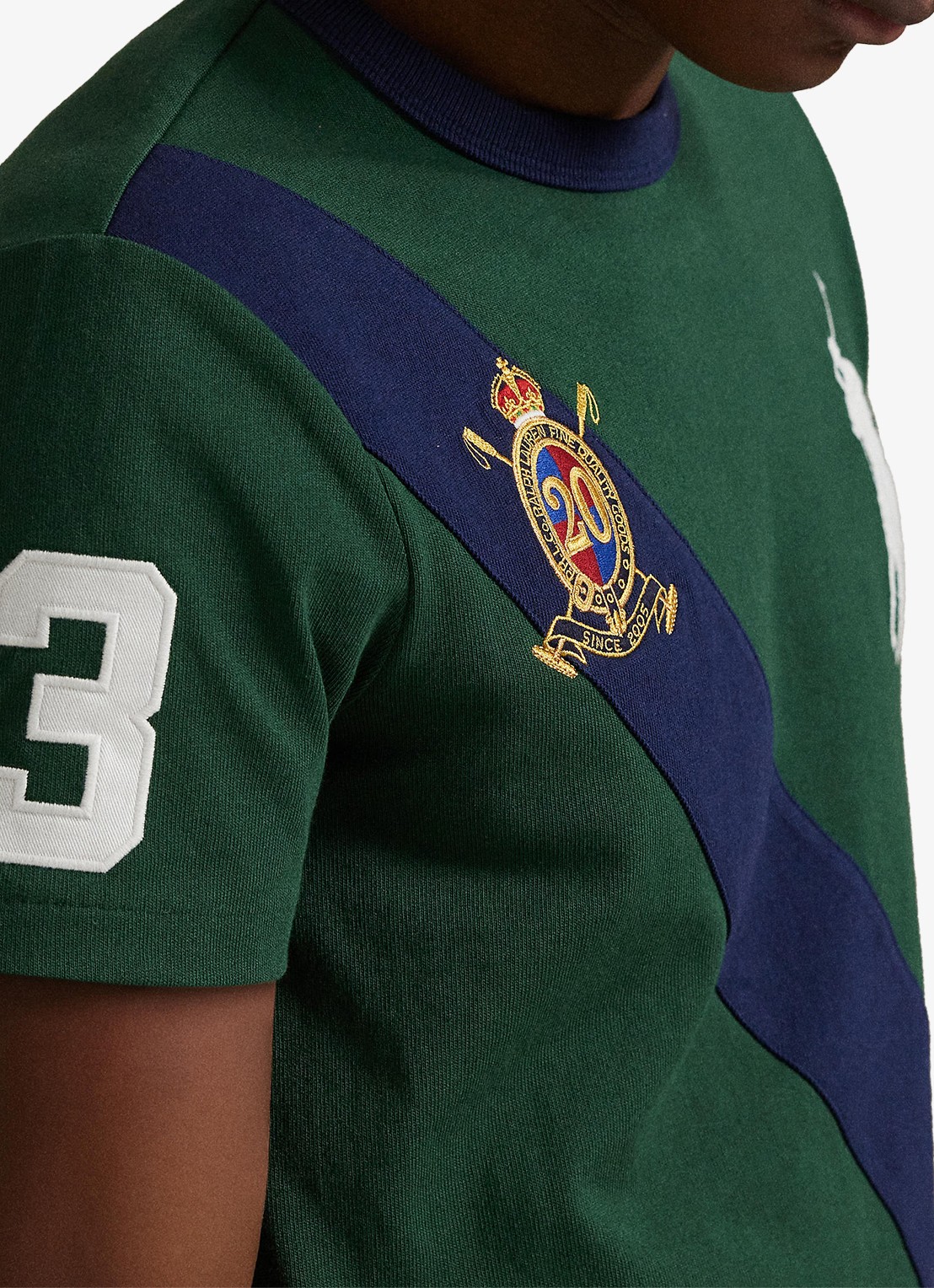Ralph Lauren T-shirt met logoborduring - detail 2 vintage pine / donkergroen