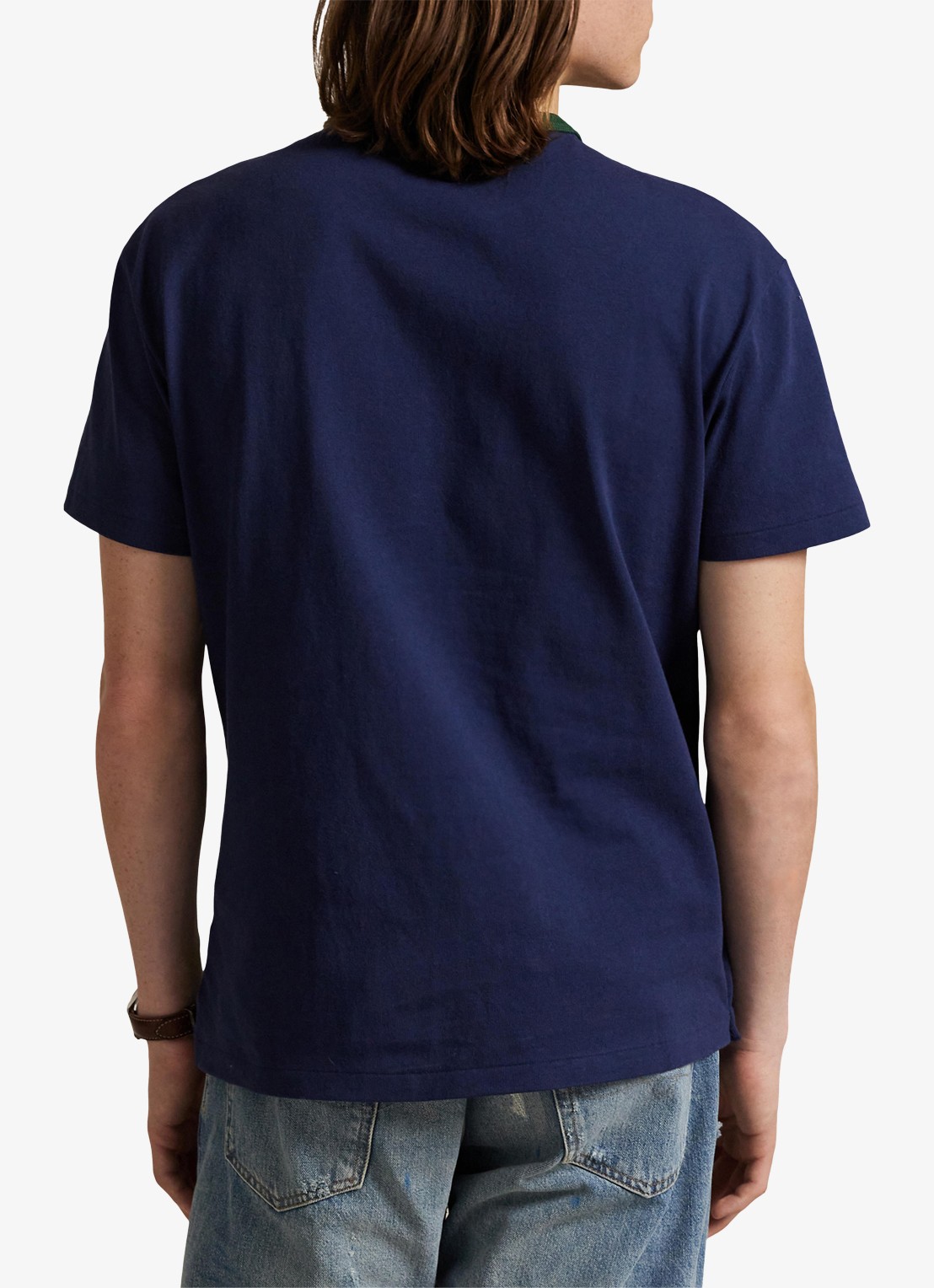 Ralph Lauren T-shirt met logoborduring - achterkant 5 newport navy / donkerblauw