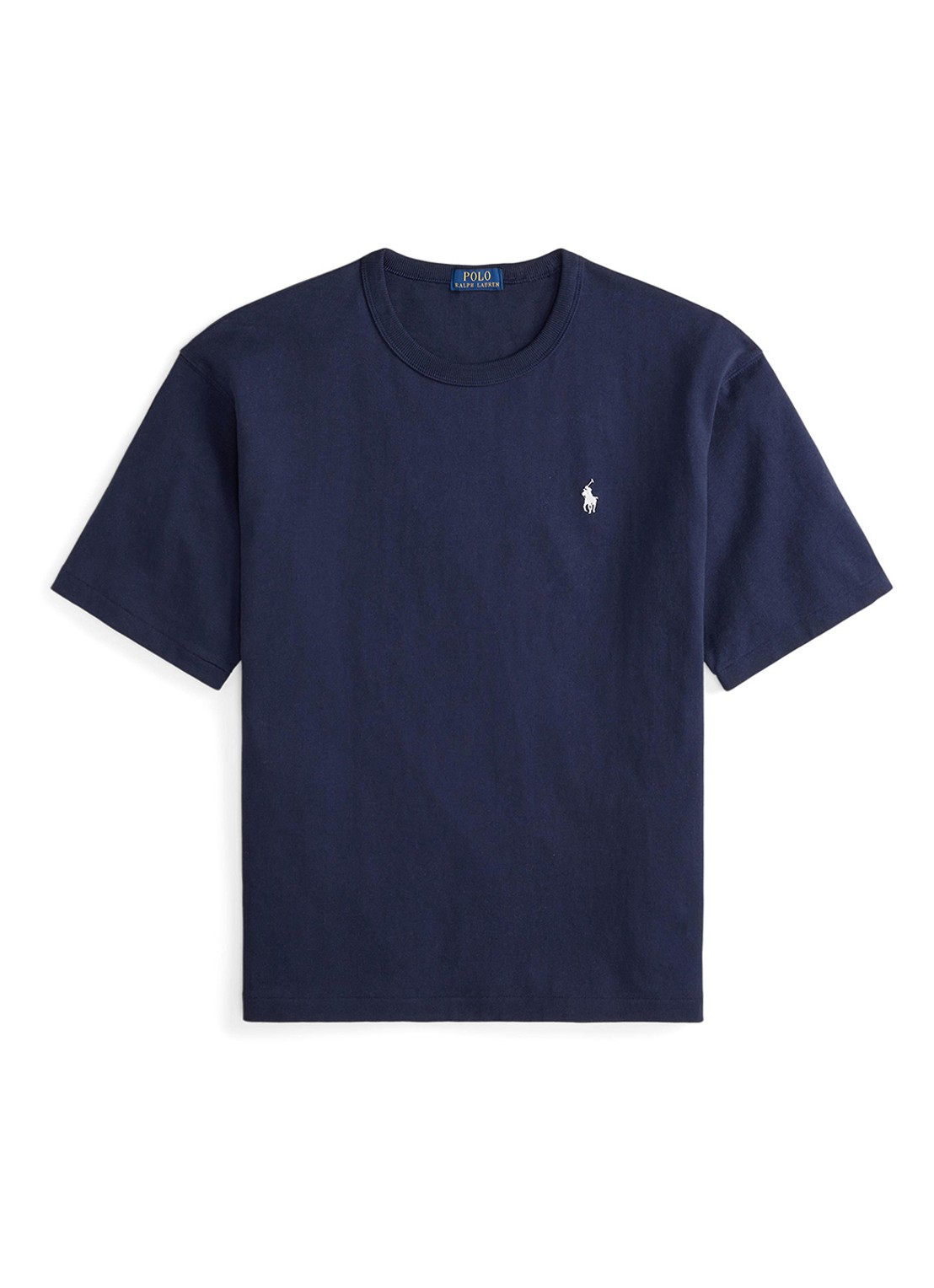 Ralph Lauren T-shirt met logoborduring - voorkant 3 cruise navy / blauw